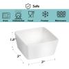 imageBTT  Ramekins 8 oz Square Set of 6 Ramekins for Baking Creme Brulee Dishes Souffle Cups Flan Pan Sauce Cups Custard Cups Pudding Cups Ramiken Set Dipping Bowls8 oz  8 Pack