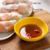 imageBTaT Dipping Bowls 5 oz Set of 6 Colorful Bowls Ceramic Dip Bowls Sauce Bowls Small Bowls for Dipping Bowls for Dipping Condiment Dishes Bowl for Dips Ripple Effect Bowl Ceramic Sauce BowlAssorted Colors