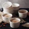 imageBTaT Ramekins 8 oz Set of 8 Ramekins for Baking Ramekin with Measurement Markings Creme Brulee Dishes Souffle Cups Custard Cups Ceramic Bakeware Souffle Dish Small Ceramic Bowl