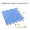 imageBTaT Silicone Trivet Mats 2 Pack Rose Red Hot Pads for Kitchen Trivets for Pots and Pans Hot Pad for DishesBlue