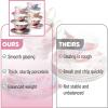 imageBTaT Tea Cups and Saucers Set of 6 Floral 8oz Porcelain Cups for Tea Part RoseMulticolor