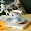 imageBTaT Tea Cups and Saucers Set of 6 Floral 8oz Porcelain Cups for Tea Part RosePastel Colors
