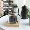 imageBrew To A Tea BTaT  Pour Over Coffee Maker Set Double Wall Glass 16 oz Permanent Filter Coffee Pour Over Manual Dripper