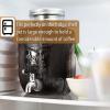 imageBrew To A Tea Cold Brew Coffee Maker 1 Gallon Rose Gold Mason Jar 16 ServingsSteel