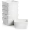imageBTT  Ramekins 8 oz Square Set of 6 Ramekins for Baking Creme Brulee Dishes Souffle Cups Flan Pan Sauce Cups Custard Cups Pudding Cups Ramiken Set Dipping Bowls8 oz  6 Pack