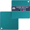 imageBTaT Silicone Trivet Mats 2 Pack Rose Red Hot Pads for Kitchen Trivets for Pots and Pans Hot Pad for DishesGreen