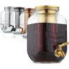 imageBrew To A Tea Cold Brew Coffee Maker 1 Gallon Rose Gold Mason Jar 16 ServingsGold
