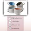 imageBTaT Coffee Mugs Set of 6 14 oz Coffee Cups Ceramic Ceramic Coffee Cups Mug Sets Ceramic Cups Ceramic Coffee Mugs Set Mugs Coffee Mugs Christmas GiftsMatte White