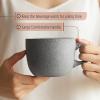 imageBTaT Coffee Mugs Set of 6 14 oz Coffee Cups Ceramic Ceramic Coffee Cups Mug Sets Ceramic Cups Ceramic Coffee Mugs Set Mugs Coffee Mugs Christmas GiftsMatte Black