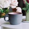imageBTaT Coffee Mugs Set of 6 14 oz Coffee Cups Ceramic Ceramic Coffee Cups Mug Sets Ceramic Cups Ceramic Coffee Mugs Set Mugs Coffee Mugs Christmas GiftsMatte Black