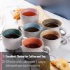 imageBTaT Coffee Mugs Set of 6 14 oz Coffee Cups Ceramic Ceramic Coffee Cups Mug Sets Ceramic Cups Ceramic Coffee Mugs Set Mugs Coffee Mugs Christmas GiftsMatte White