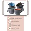 imageBTaT Coffee Mugs Set of 6 14 oz Coffee Cups Ceramic Ceramic Coffee Cups Mug Sets Ceramic Cups Ceramic Coffee Mugs Set Mugs Coffee Mugs Christmas GiftsMatte Black