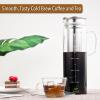imageBTaT Cold Brew Coffee Maker 15 Quart48 oz Iced Coffee Maker Iced Tea Maker Airtight Cold Brew Pitcher Coffee Accessories Cold Brew System Cold Tea Brewing Coffee Gift