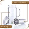 imageBTaT Cold Brew Coffee Maker Iced Coffee Maker 1 Quart 32 oz Iced Tea Maker Cold Brew Maker Tea Pitcher Coffee Accessories Iced Tea Pitcher Cold Brew System Cold Brew Pitcher