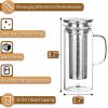 imageBTaT Cold Brew Coffee Maker Iced Coffee Maker 1 Quart 32 oz Iced Tea Maker Cold Brew Maker Tea Pitcher Coffee Accessories Iced Tea Pitcher Cold Brew System Cold Brew Pitcher