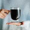 imageBTaT Double Wall Glass Coffee Mugs  12 oz 350ml Set of 4 Clear Latte Mugs12 oz