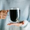 imageBTaT Double Wall Glass Coffee Mugs  12 oz 350ml Set of 4 Clear Latte Mugs16 oz