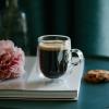imageBTaT Double Wall Glass Coffee Mugs  12 oz 350ml Set of 4 Clear Latte Mugs5 oz