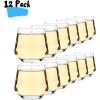 imageBTaT Stemless Wine Glass 12 oz Set of 12 Stemless Wine Glasses Wine Glasses Stemless Stemless Wine Glass Set Stemless Red Wine Glasses Wine Glass Stemless