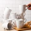 imageBTaT White Coffee Mugs Set of 12 12oz Coffee Mug Set Christmas Coffee Mugs Hot Chocolate Mugs Ceramic Mugs Large Mugs for Coffee Set of Mugs Hot Cocoa Mugs Mug Sets Coffee Mug Ceramic Set