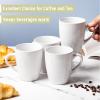 imageBTaT White Coffee Mugs Set of 12 12oz Coffee Mug Set Christmas Coffee Mugs Hot Chocolate Mugs Ceramic Mugs Large Mugs for Coffee Set of Mugs Hot Cocoa Mugs Mug Sets Coffee Mug Ceramic Set
