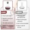 imageBTaT Wine Decanter 60 oz Breather Wine Carafe Wine Decanter Aerator Hand Blown Crystal Glass Wine Decanters and Carafes Wine Accessories Wine Gift Wine Aerator Red Wine Decanter