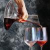 imageBTaT XL Decanter with Drying Stand Stopper Brush and Beads Hand Blown Crystal Glass Wine Decanter Wine Carafe Wine Accessories Red Wine Decanter
