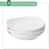 imageBrew To A Tea Btat Porcelain Serving Bowls 24 Oz Set of 4 Pasta Bowls Dinner Bowls White Pasta Bowls Large Pasta Bowl Spaghetti Bowls Serving BowlWhite