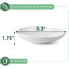 imageBrew To A Tea Btat Porcelain Serving Bowls 24 Oz Set of 4 Pasta Bowls Dinner Bowls White Pasta Bowls Large Pasta Bowl Spaghetti Bowls Serving BowlWhite