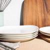 imageBrew To A Tea Btat Porcelain Serving Bowls 24 Oz Set of 4 Pasta Bowls Dinner Bowls White Pasta Bowls Large Pasta Bowl Spaghetti Bowls Serving BowlWhite