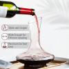 imageBrew To A Tea Wine Decanter 40 oz Clear 1180 ml Wine Decanters Carafe Classic Style