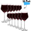 imageBtat Wine Glass Set Set of 12 15 oz Wine Glasses with Stem Long Stem Wine Glasses Crystal Wine Glasses Red Wine Glasses White Wine Glasses Stemmed Wine Glasses