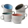 imageBTaT Coffee Mugs Set of 6 14 oz Coffee Cups Ceramic Ceramic Coffee Cups Mug Sets Ceramic Cups Ceramic Coffee Mugs Set Mugs Coffee Mugs Christmas GiftsMatte White