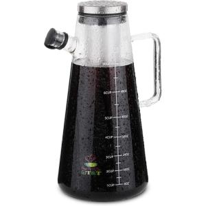 imageBTaT Cold Brew Coffee Maker 2 Liter 2 Quart 64 oz Iced Coffee Maker Iced Tea Maker Cold Brew Maker Tea Pitcher Coffee Accessories Iced Tea Pitcher Cold Brew System