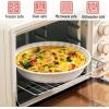 imageBTAT Ceramic Pie Dish 4 Pcs 105quot and 95quot White Pie Pans for Baking Deep Dish Pie Plate Deep Dish Pie Pan Deep Pie Dish for Baking Pie Plates for Baking Deep Pie Dish Pie Baking Dish2 pcs  105 and 95
