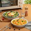 imageBTAT Ceramic Pie Dish 4 Pcs 105quot and 95quot White Pie Pans for Baking Deep Dish Pie Plate Deep Dish Pie Pan Deep Pie Dish for Baking Pie Plates for Baking Deep Pie Dish Pie Baking Dish2 pcs  105 and 95