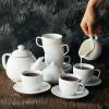 imageBTaT  Royal Tea Set 4 Tea cups 8oz Tea Pot 32oz Creamer and Sugar Set China Tea Set Tea Service Tea Cups and Saucer Set Tea Set for Adults Tea Cups Set of 4 Porcelain Tea Set
