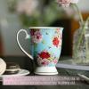 imageBTaT Large Coffee Mugs 12 oz Set of 6 Floral Mugs Porcelain Bone China Tea Mug Coffee Cups SetSet of 4