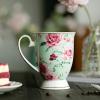imageBTaT Large Coffee Mugs 12 oz Set of 6 Floral Mugs Porcelain Bone China Tea Mug Coffee Cups SetSet of 4