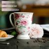 imageBTaT Large Coffee Mugs 12 oz Set of 6 Floral Mugs Porcelain Bone China Tea Mug Coffee Cups SetSet of 4