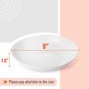 imageBTaT Porcelain Pasta Bowls 12 Pack 8 Inch Pasta Bowl Set