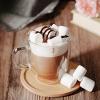 imageBTaT Small Espresso Cups Demitasse Cups Set of 6 20 oz 60 ml Double Wall Glass Coffee Mugs Cappuccino Cups Latte Cups Clear Tea CupClear