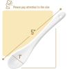 imageBrew To A Tea  Set of 12 White Porcelain Tea Spoons Modern Design Dishwasher ampamp Microwave Safe