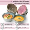 imageBrew To A Tea BTaT  Colorful Ceramic Cereal Bowls 29 Oz 6 Pack Microwave Safe Snack ampamp Oatmeal BowlsMatte White
