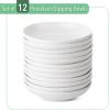 imageBrew To A Tea BTaT Porcelain Dipping Bowls 3 oz Set of 12 Small Bowls Soy Sauce Dish Dip Bowls Sauce Bowls Mini Bowls Condiment Bowls Small Bowls for Dipping