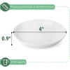 imageBrew To A Tea BTaT Porcelain Dipping Bowls 3 oz Set of 12 Small Bowls Soy Sauce Dish Dip Bowls Sauce Bowls Mini Bowls Condiment Bowls Small Bowls for Dipping