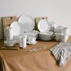 imageBrew To A Tea BTaT White Soup Bowls Set of 12 16 Ounces Porcelain Dishes for Soup Rice Salad Noodle Microwave Oven Freezer ampamp Dishwasher Safe Deep White Cereal Bowls for KitchenSet of 6