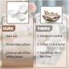 imageBTaT Soup Bowls Set of 6 16 Ounces White Porcelain with Gold Trim Bowls for Kitchen Kitchen Bowls Salad Bowls White Bowls White Cereal Bowls Breakfast Bowls Bowl Set