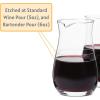 imageBTaT 2Pack Mini Wine Carafe 93 oz Single Serve Decanter