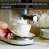 imageBTaT Tea Cups and Saucers with Gold Trim Set of 6 7oz White Porcelain Tea CupsWhite with gold trim